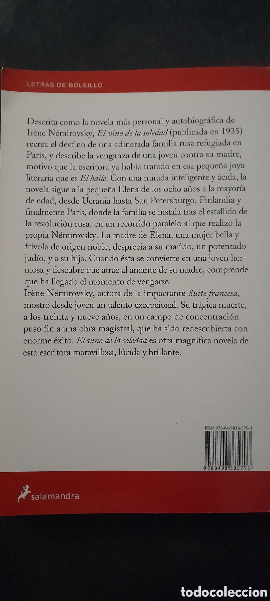 Libros: El vino de la soledad. Irene Nemirovski - Foto 2
