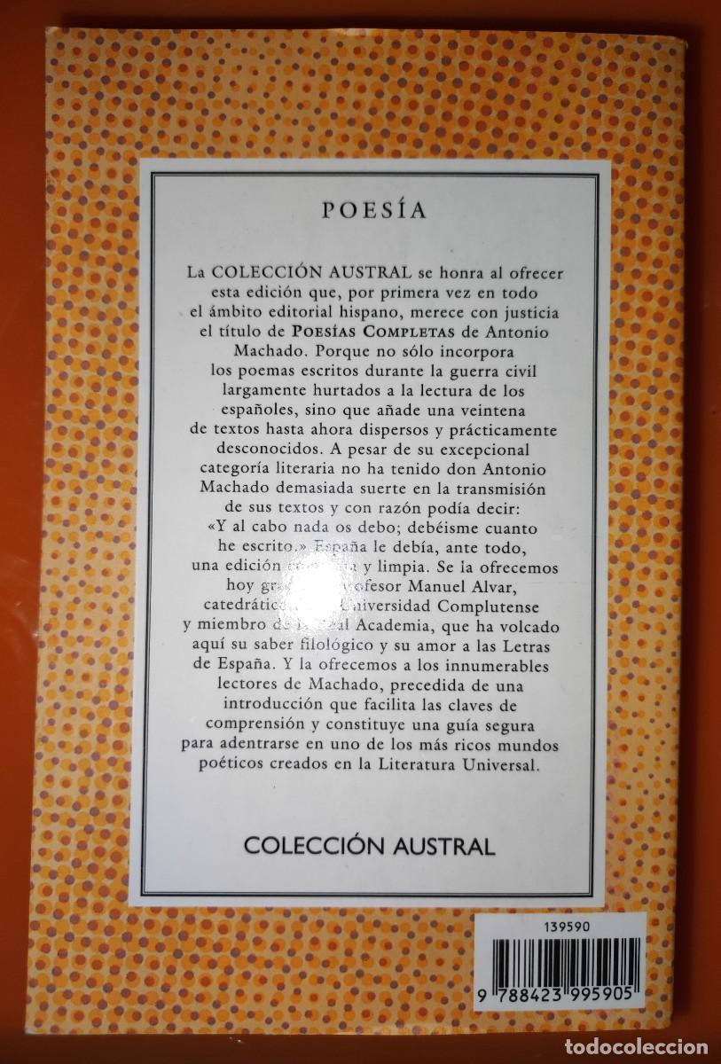 Libros: Libro ANTONIO MACHADO Poesia - Foto 2