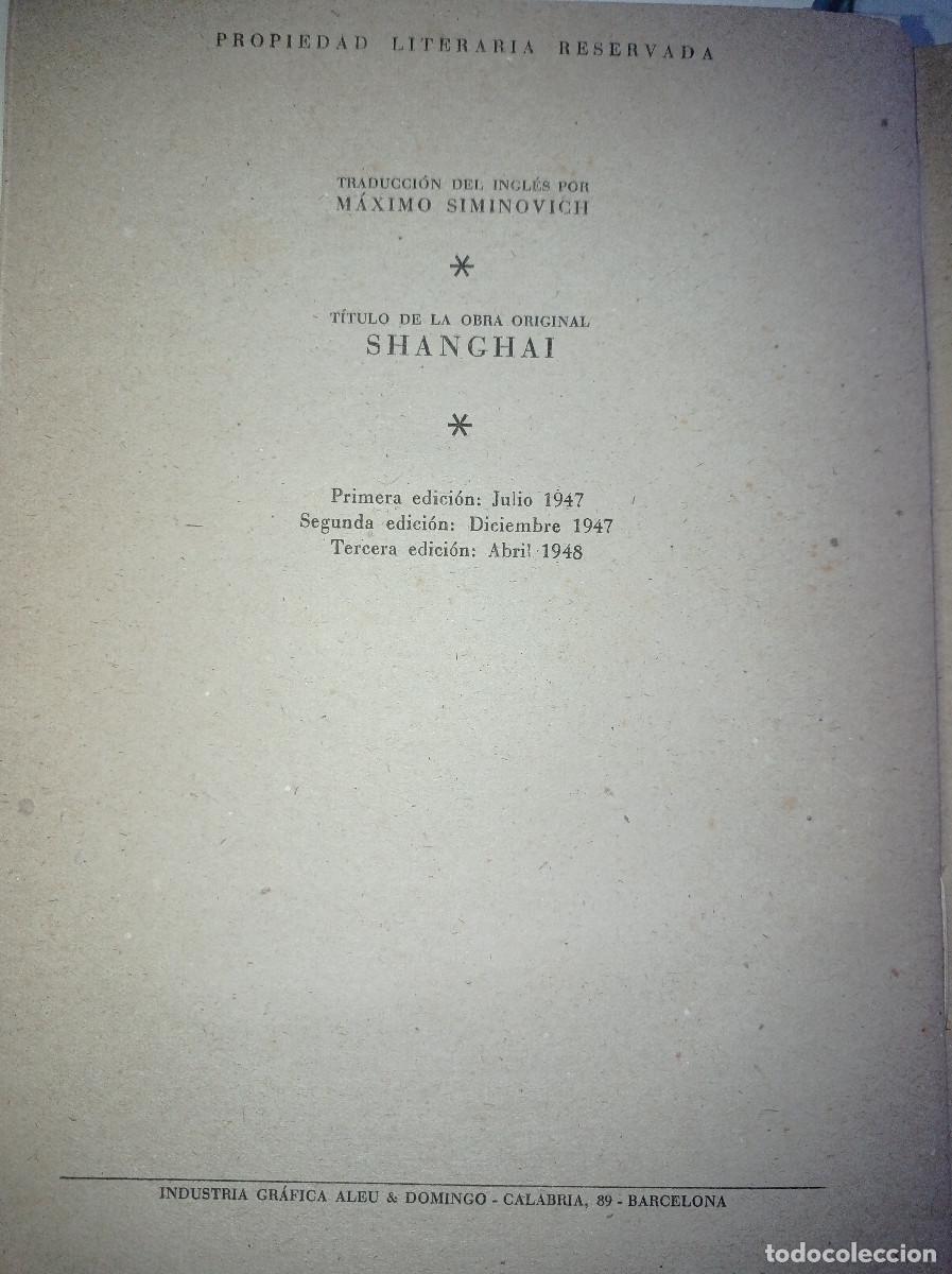 Libros: SHANGHAI HOTEL VICKI BAUM - Foto 2