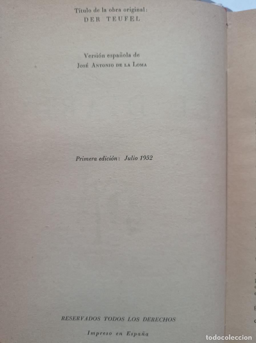 Libros: El Diablo Alfred Neumann 1952 - Foto 5