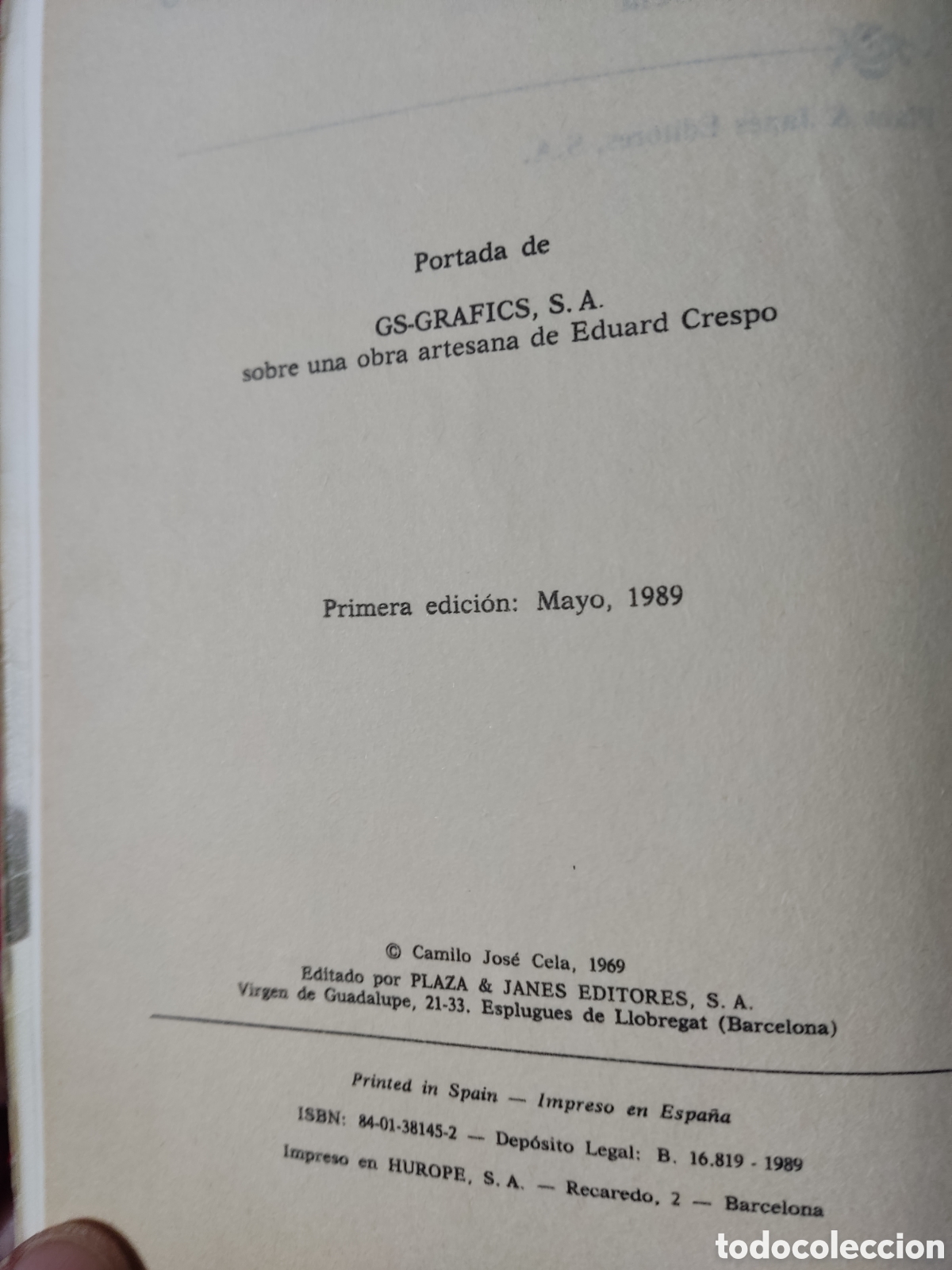 Libros: San Camilo &rdquo; 1936 &rdquo; Camilo Jos&eacute; Cela - Foto 3