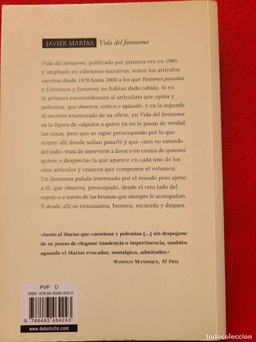 Libros: Vida del fantasma. Javier Mar&iacute;as - Foto 2