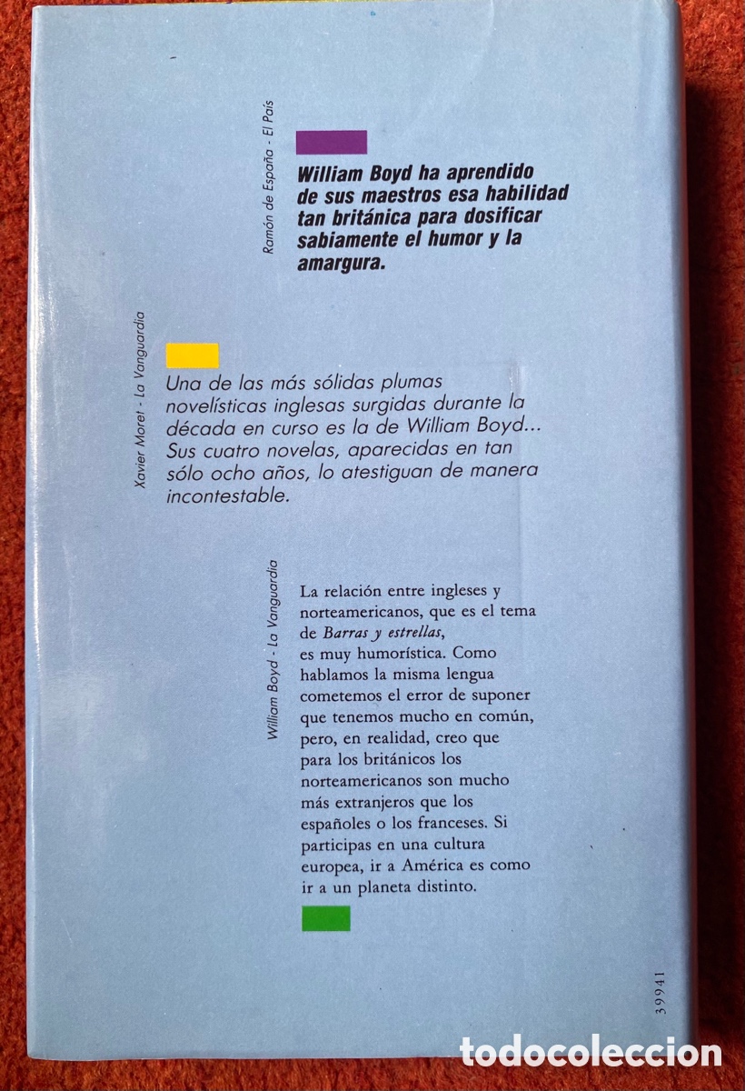 Libros: BARRAS Y ESTRELLAS William Boyd - Foto 2