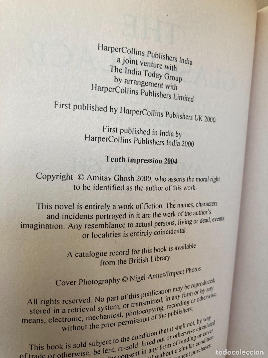 Libros: Amitav Ghosh THE GLASS PALACE - Foto 4