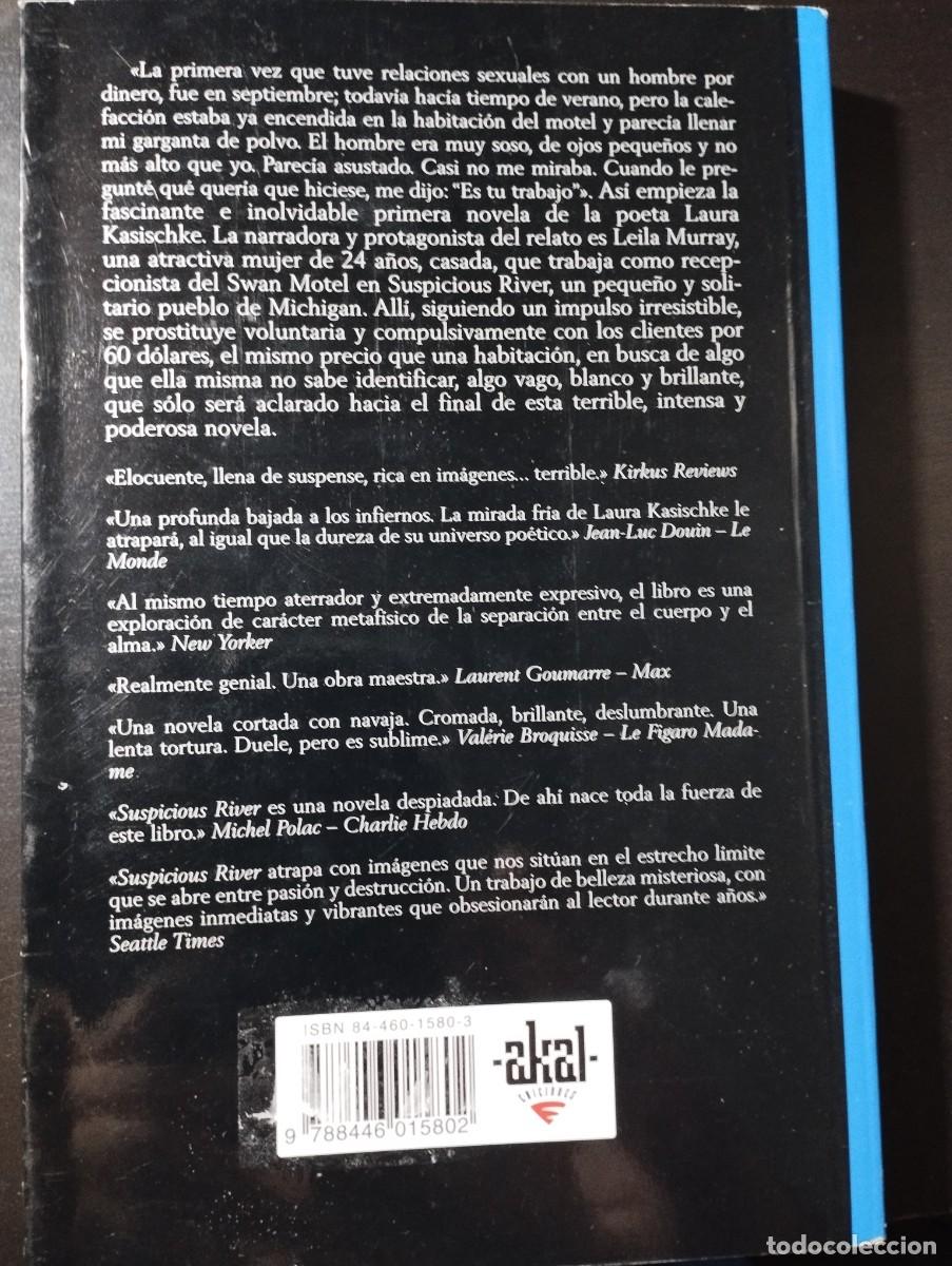 Libros: SUSPICIOUS RIVER (LAURA KASISCHKE) - Foto 2