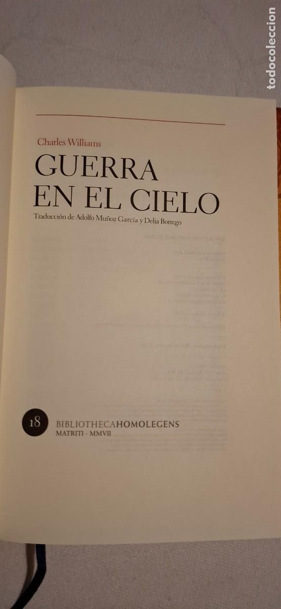 Libros: CHARLES WILLIAMS: GUERRA EN EL CIELO - Foto 5