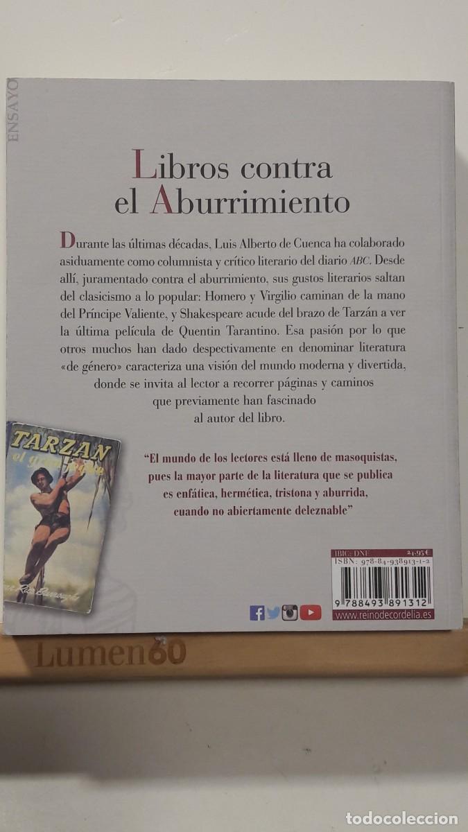 Libros: Libros contra el Aburrimiento, Luis Alberto de Cuenca - Foto 2