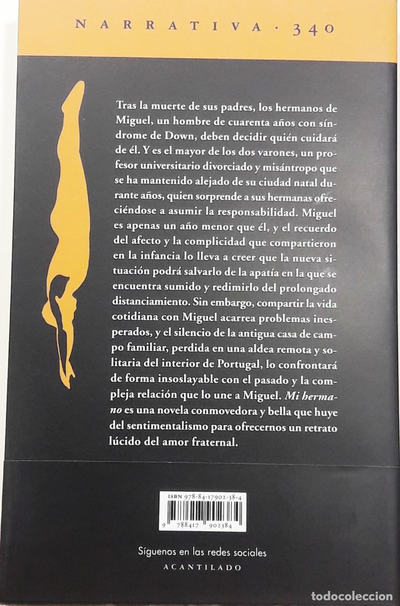 Libros: Mi hermano, Afonso Reis Cabral, Acantilado - Foto 2
