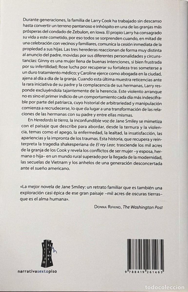 Libros: Heredar&aacute;s la tierra, Jane Smiley, Sexto Piso - Foto 2