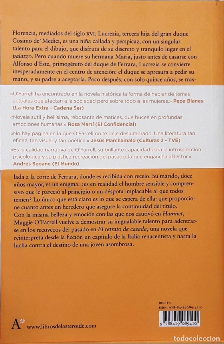 Libros: El retrado de casada, Maggie OFarrell, Libros de Asteroide - Foto 2