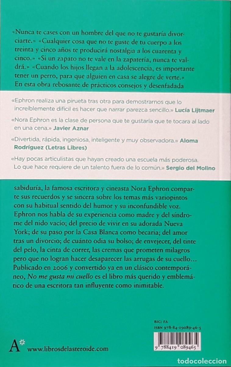Libros: No me gusta mi cuello, Nora Ephron, Libros del Asteroide - Foto 2