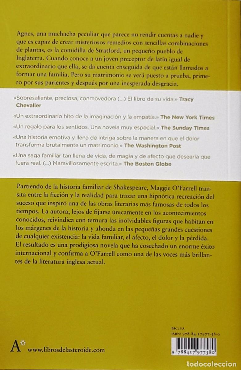 Libros: Hamnet, Maggie OFarrell, Libros del Asteroide - Foto 2