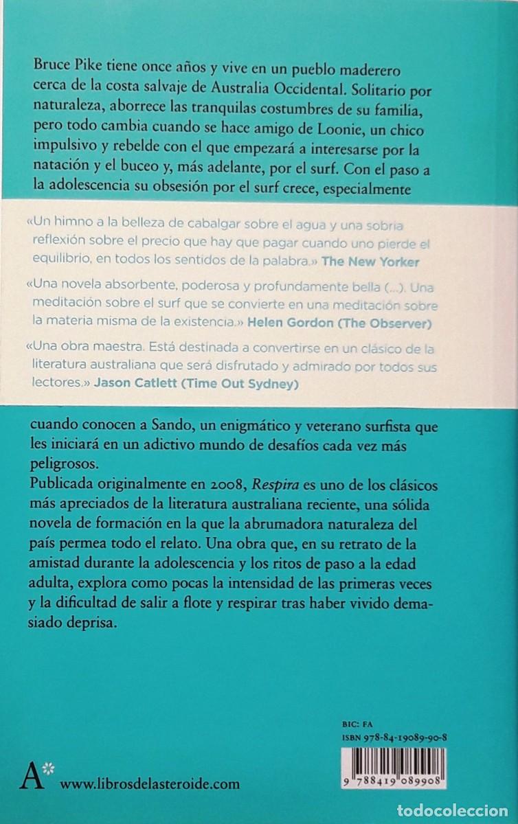 Libros: Respira, Tim Winton, Libros del Asteroide - Foto 2