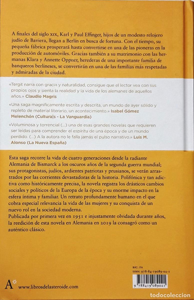 Libros: Los Effinger &rdquo;Una saga berlinesa&rdquo;, Gabriele Tergit, Libros del Asteroide - Foto 2