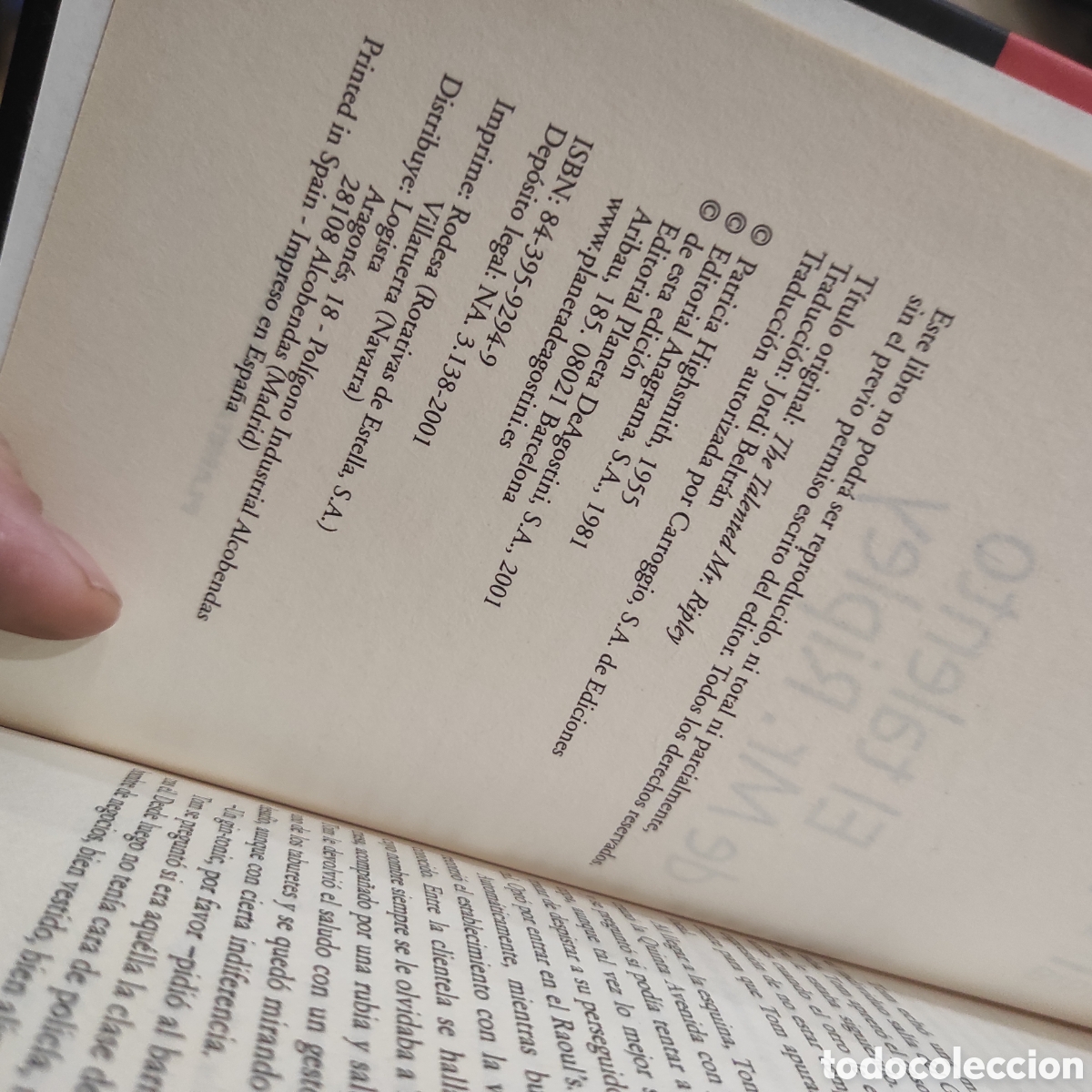 Libros: Libro El talento de Mr.Ripley de Patricia Highsmith - Foto 4