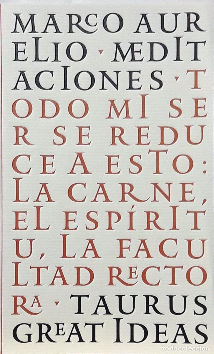 Libros: MEDITACIONES, MARCO AURELIO, TAURUS - Foto 1