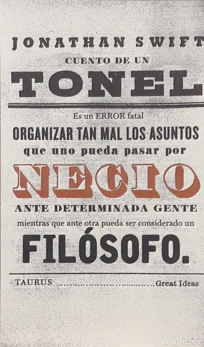 Libros: CUENTO DE UN TONEL, JONATHAN SWIFT, TAURUS - Foto 1