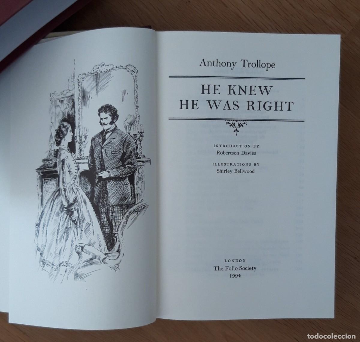 Libros: Anthony Throllope Folio Society - Foto 3