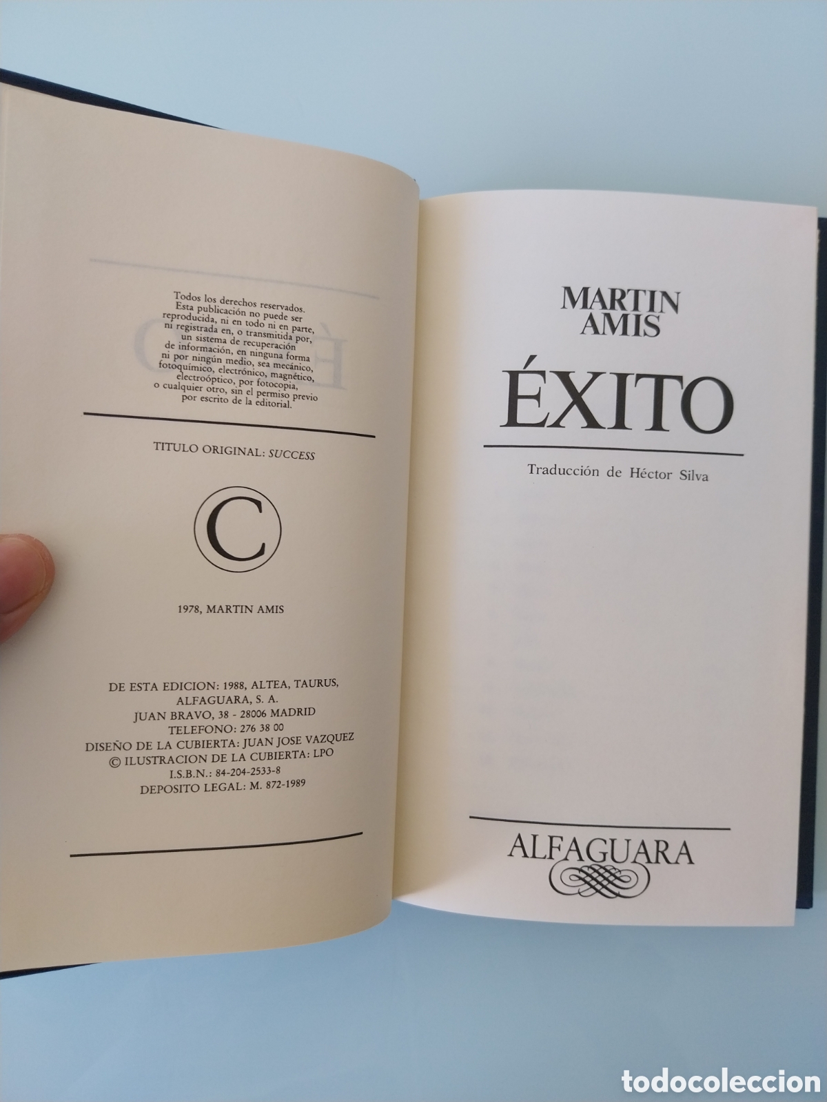 Libros: &Eacute;XITO de MARTIN AMIS, EDITORIAL ALFAGUARA - Foto 3