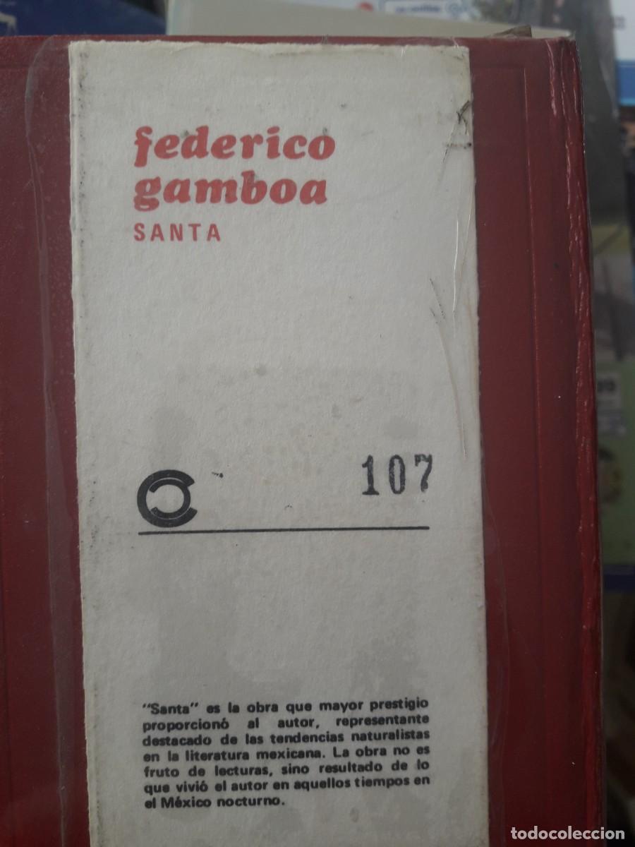 Libros: santa Federico Gamboa -PRECINTADO- - Foto 1