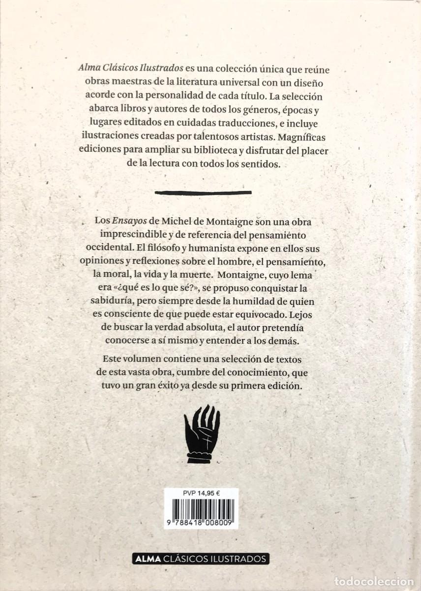 Libros: ENSAYOS, MICHEL DE MONTAIGNE, EDITORIAL ALMA - Foto 2