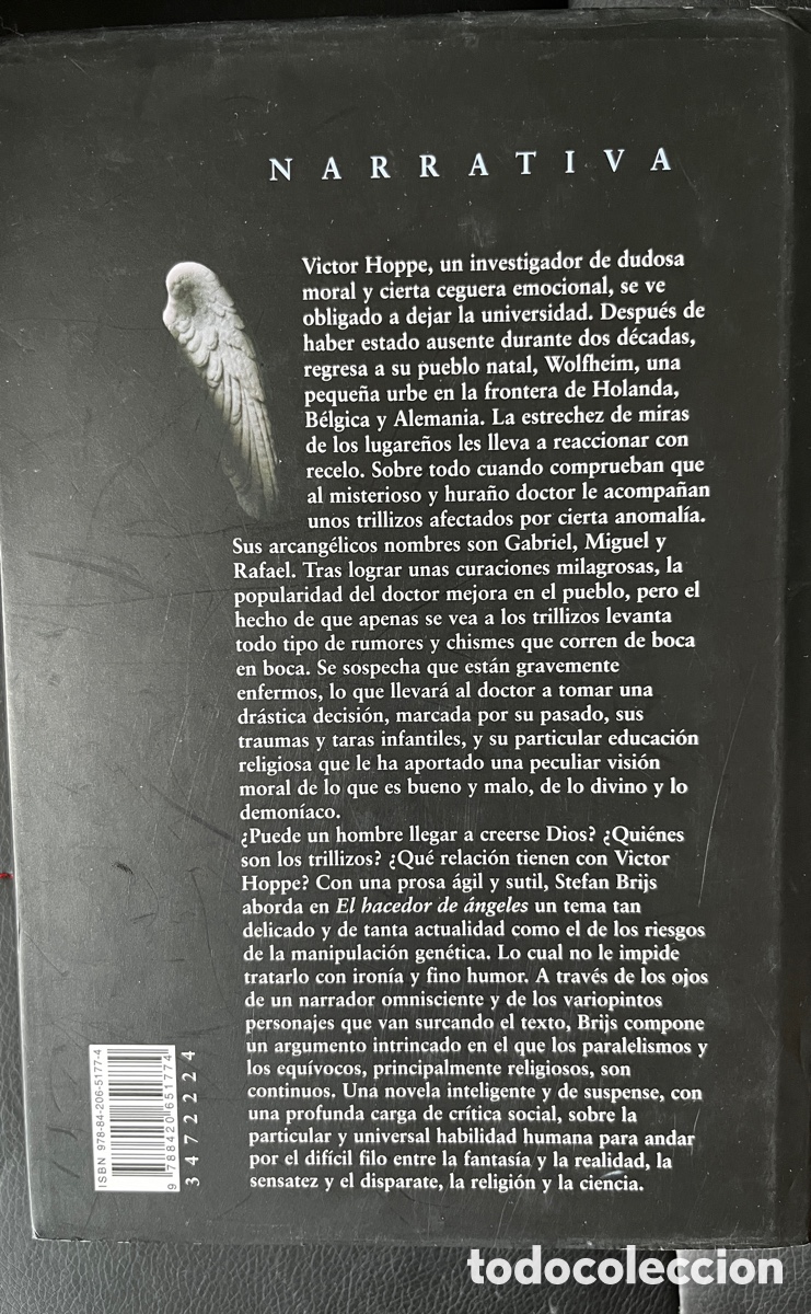 Libros: El hacedor de &aacute;ngeles. Stefan Brijs. - Foto 2