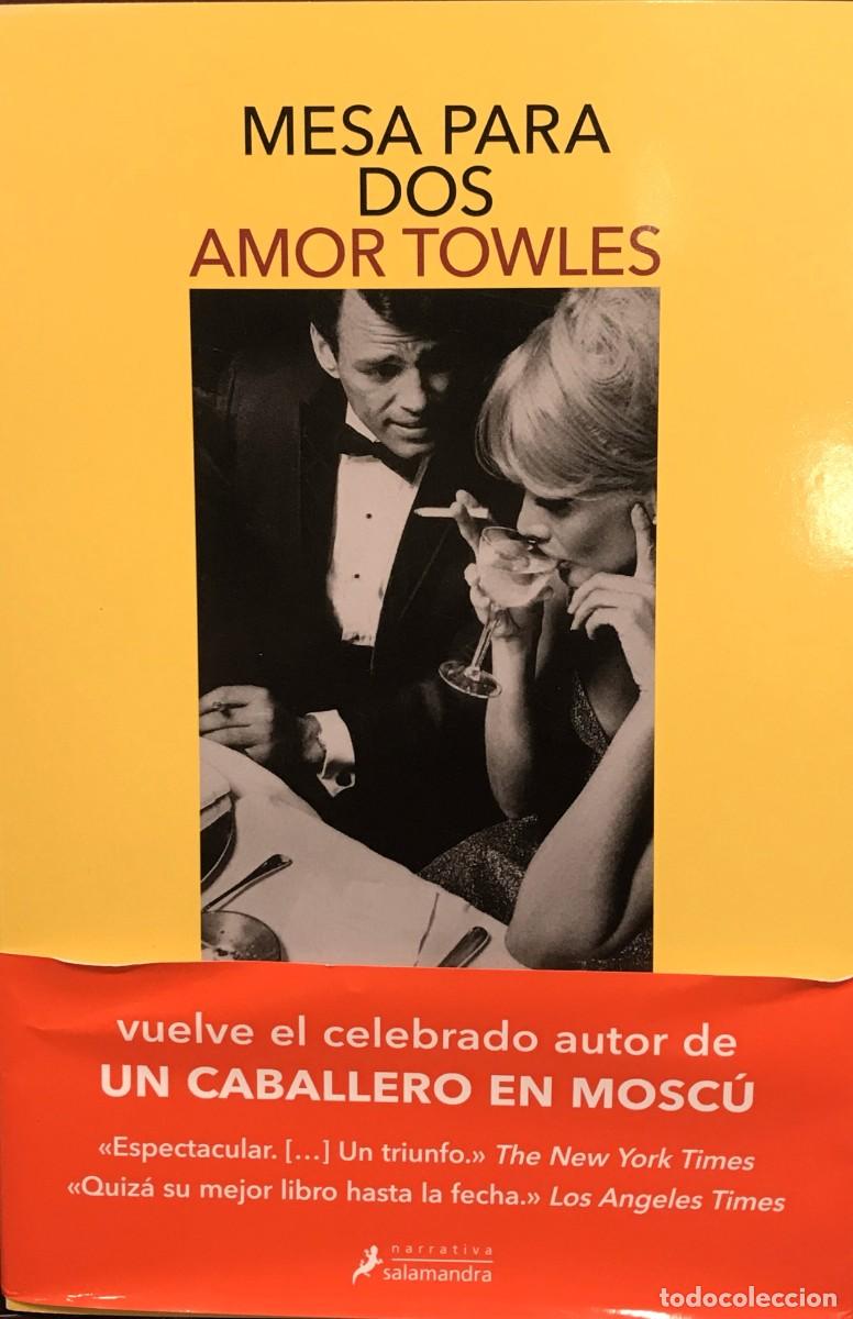 Libros: MESA PARA DOS, AMOR TOWLES, SALAMANDRA - Foto 1
