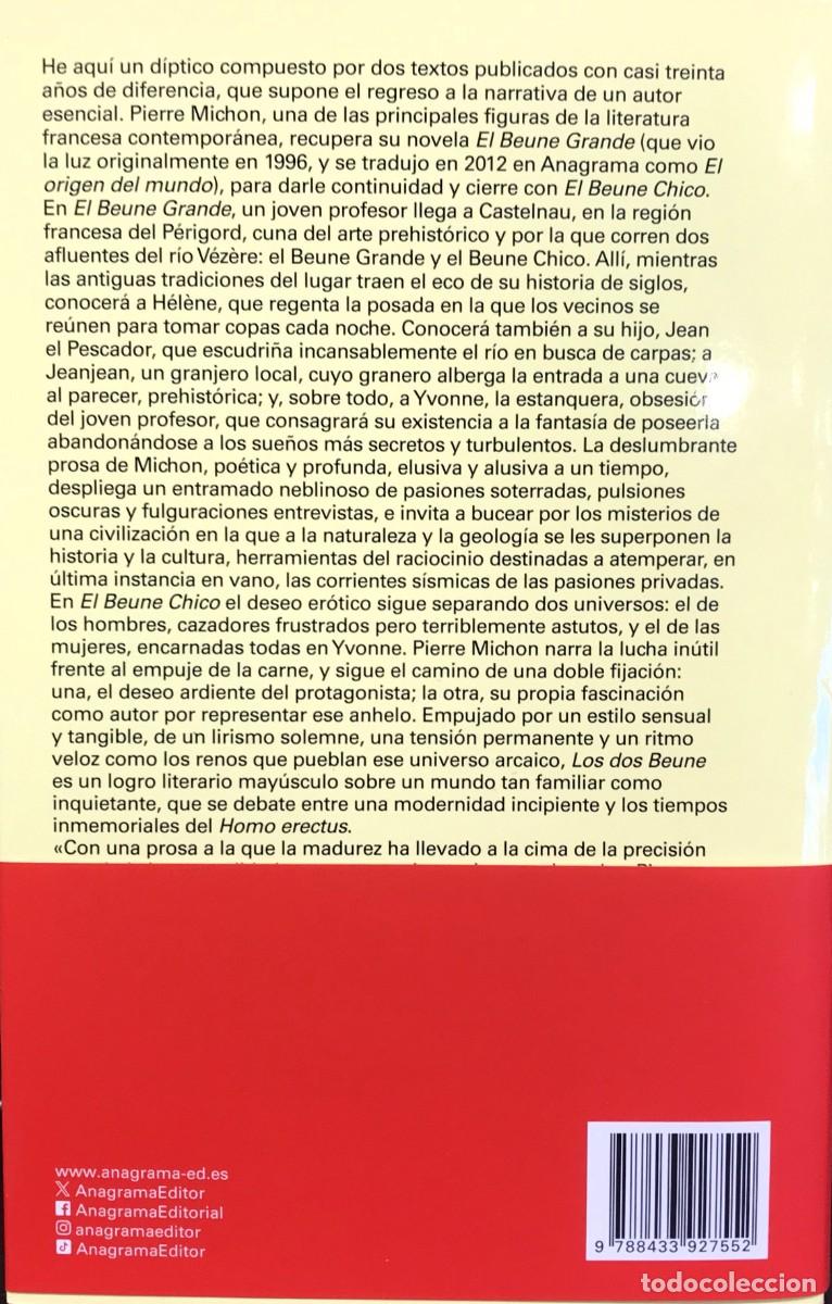 Libros: Los dos Beune, Pierre Michon, Editorial Anagrama - Foto 2