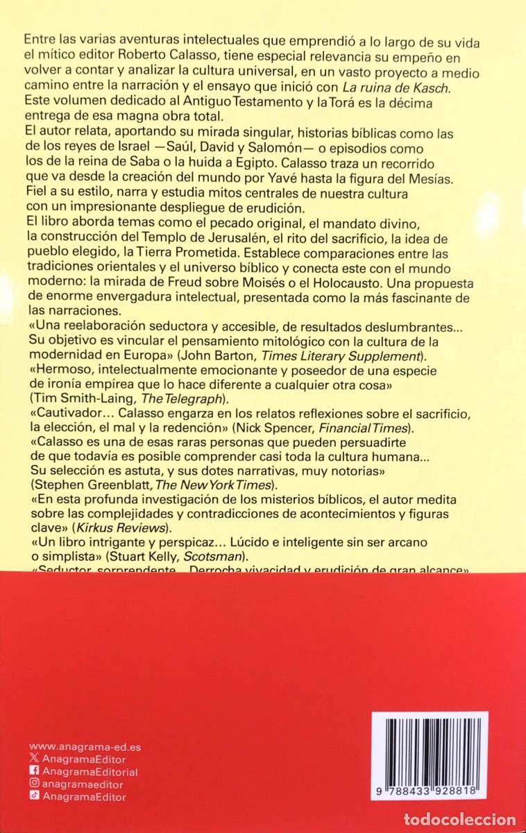 Libros: El libro de todos los libros, Roberto Calasso, Editorial Anagrama - Foto 2