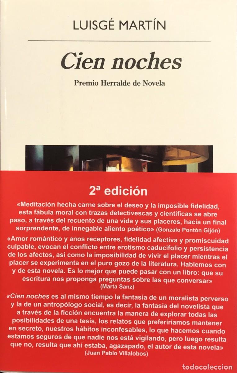 Libros: Cien noches, Luisg&eacute; Mart&iacute;n, Editorial Anagrama - Foto 1