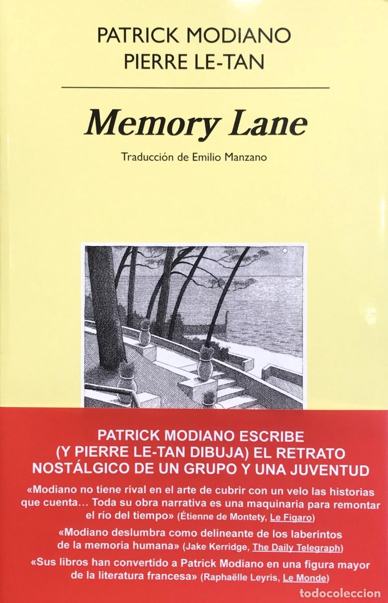 Libros: Memory Lane, Patrick Modiano y Pierre Le-Tan, Editorial Anagrama - Foto 1