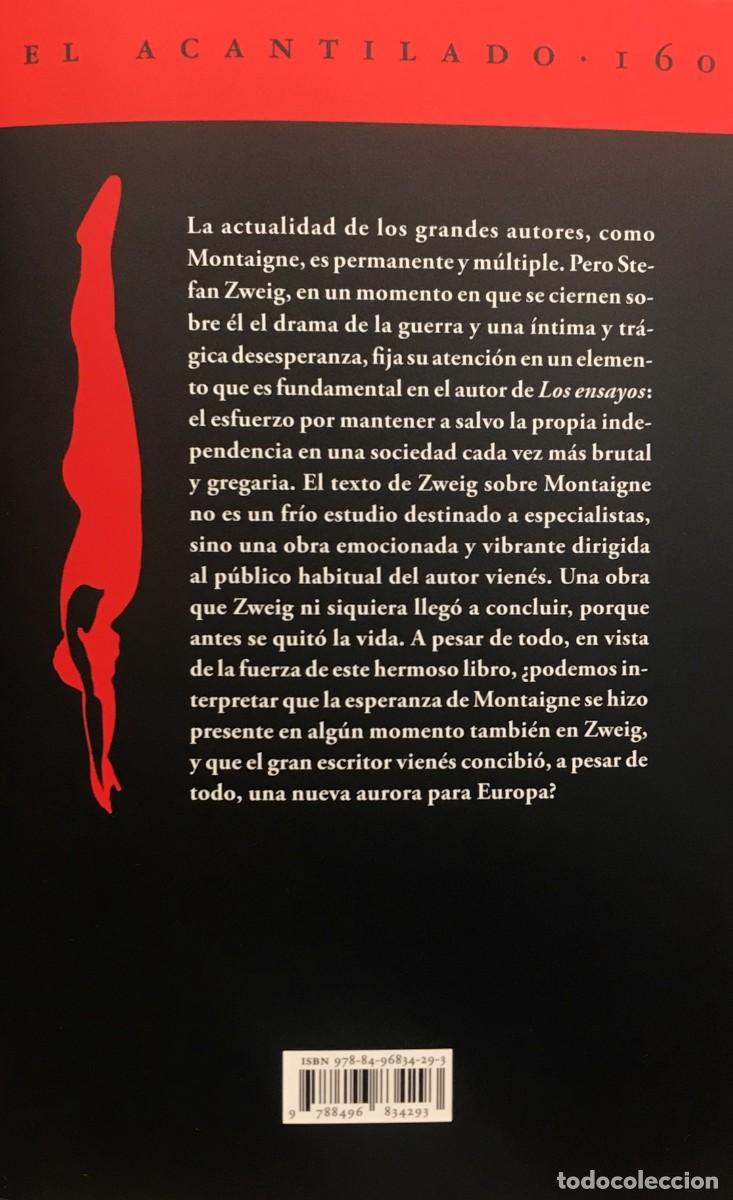 Libros: Montaigne, Stefan Zweig, Acantilado - Foto 2