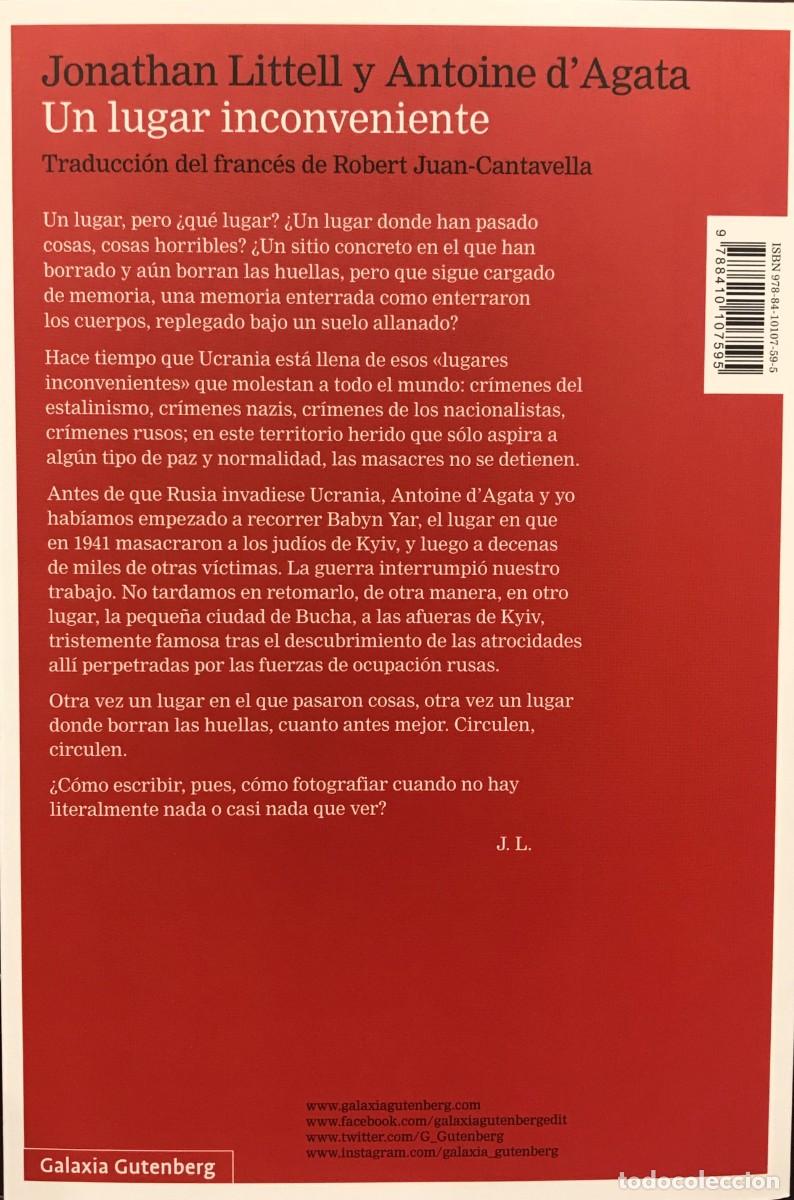Libros: Un lugar inconveniente, Jonathan Littell y Antoine DAgata - Foto 2