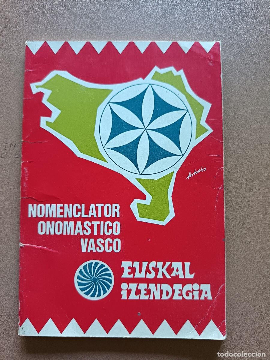 Libros: NOMENCLATOR ONOM&Aacute;STICO VASCO- J.M. SATR&Uacute;STEGUI - Foto 1