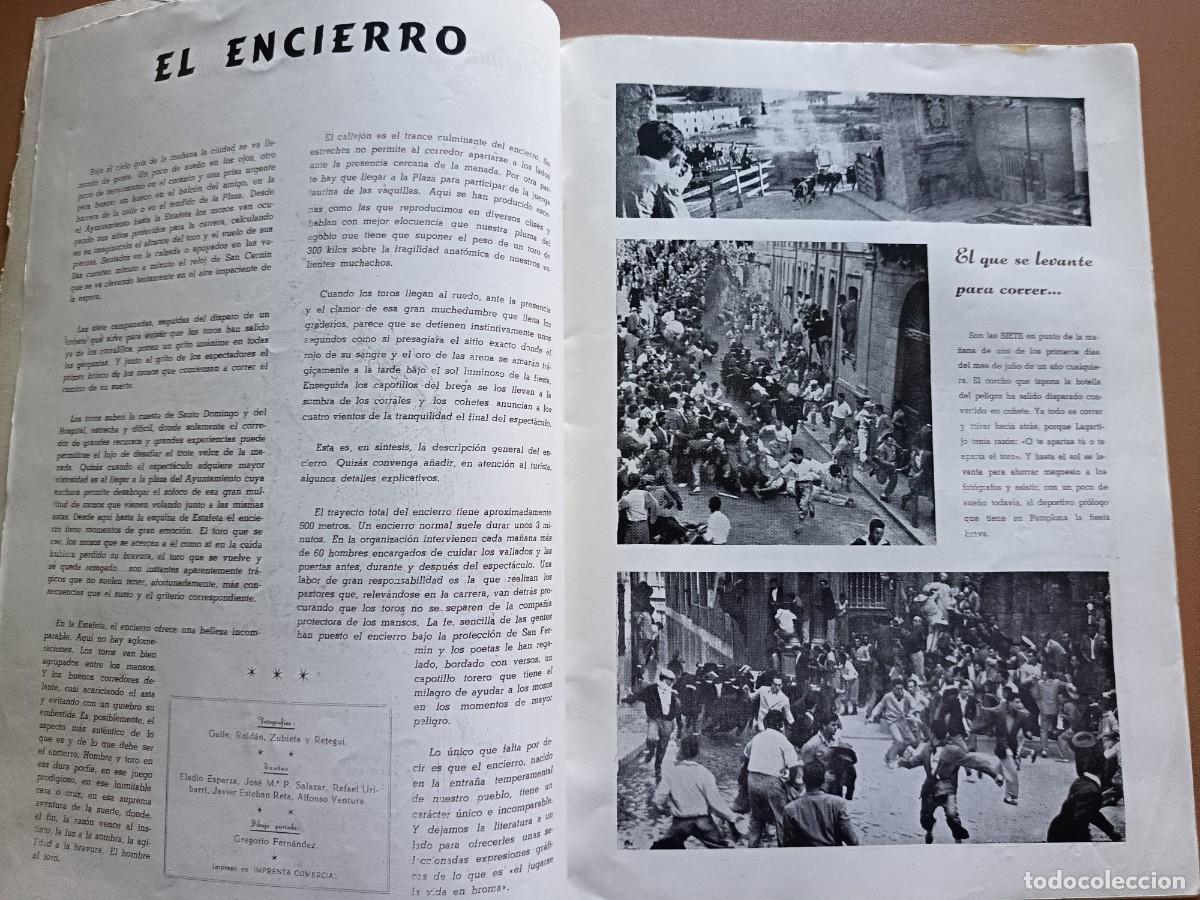 Libros: EL ENCIERRO DE LOS TOROS- SAN FERM&Iacute;N. 1953 - Foto 3