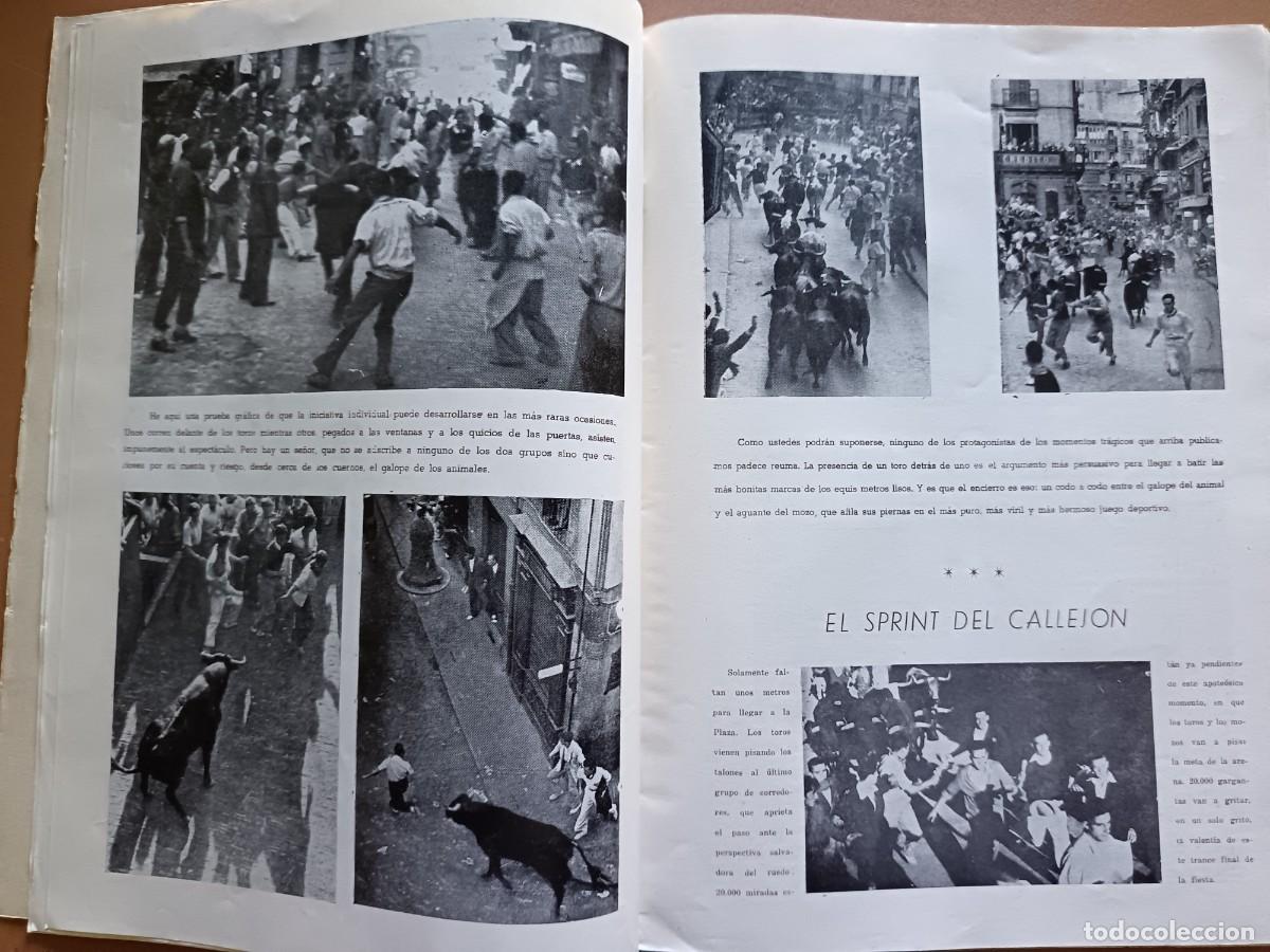 Libros: EL ENCIERRO DE LOS TOROS- SAN FERM&Iacute;N. 1953 - Foto 5