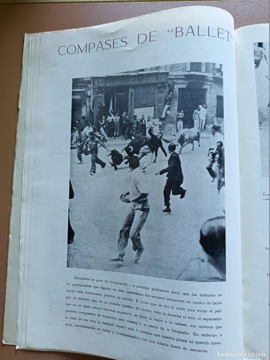 Libros: EL ENCIERRO DE LOS TOROS- SAN FERM&Iacute;N. 1953 - Foto 6