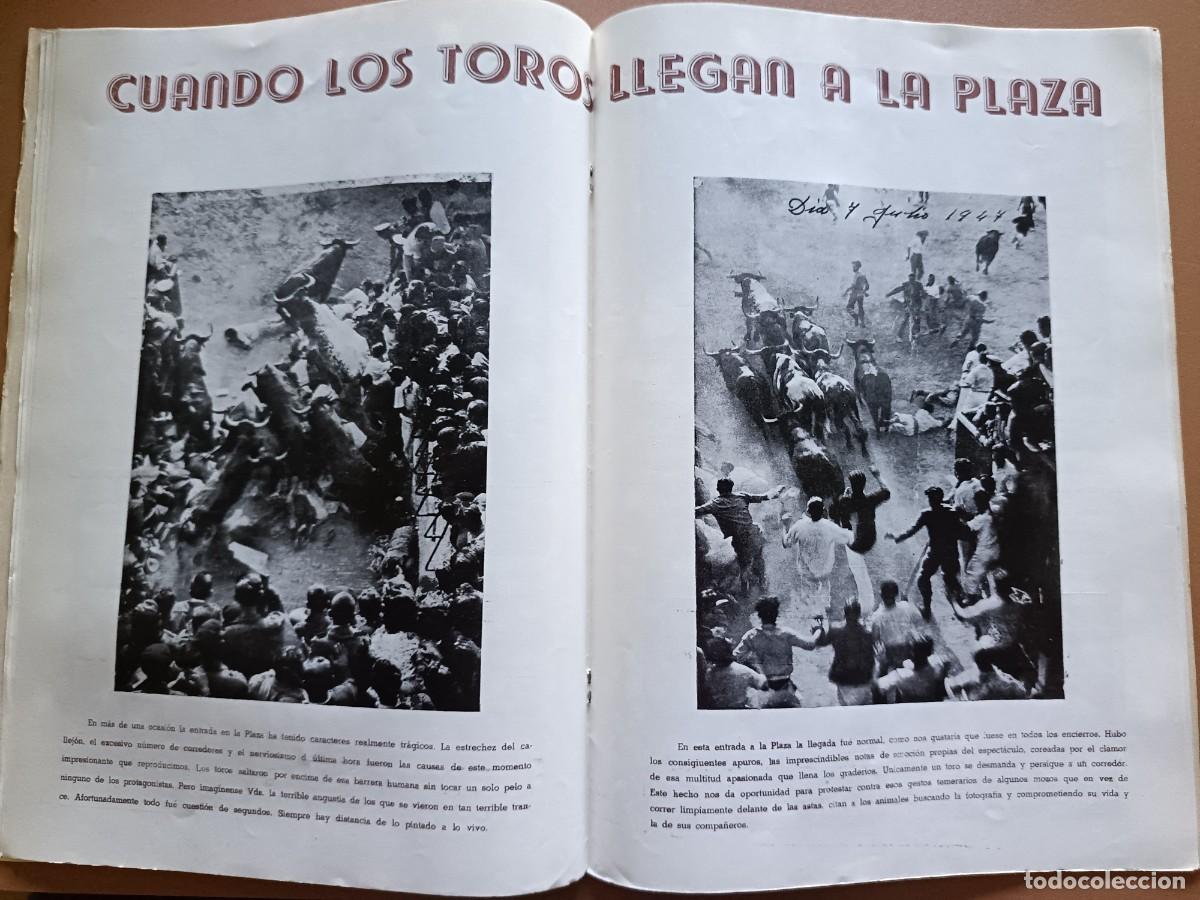 Libros: EL ENCIERRO DE LOS TOROS- SAN FERM&Iacute;N. 1953 - Foto 7