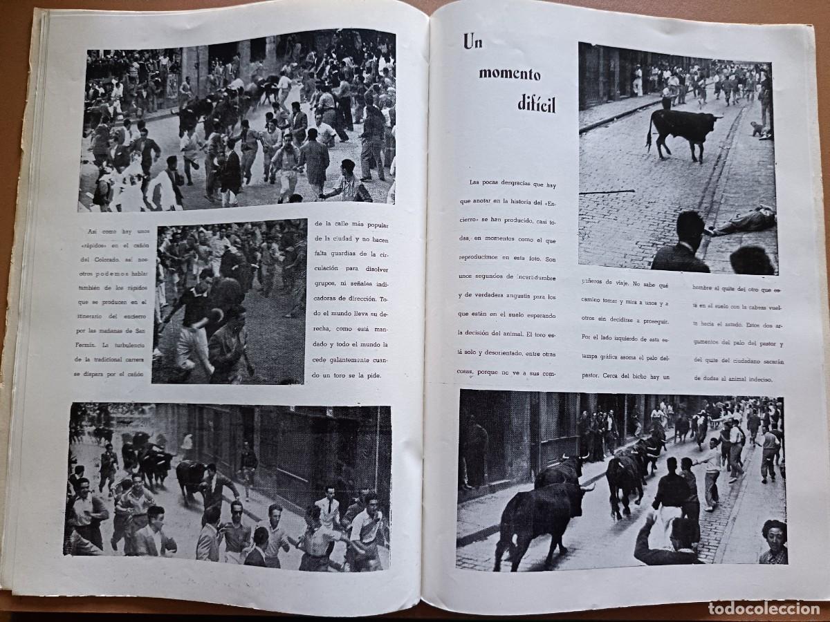 Libros: EL ENCIERRO DE LOS TOROS- SAN FERM&Iacute;N. 1953 - Foto 8