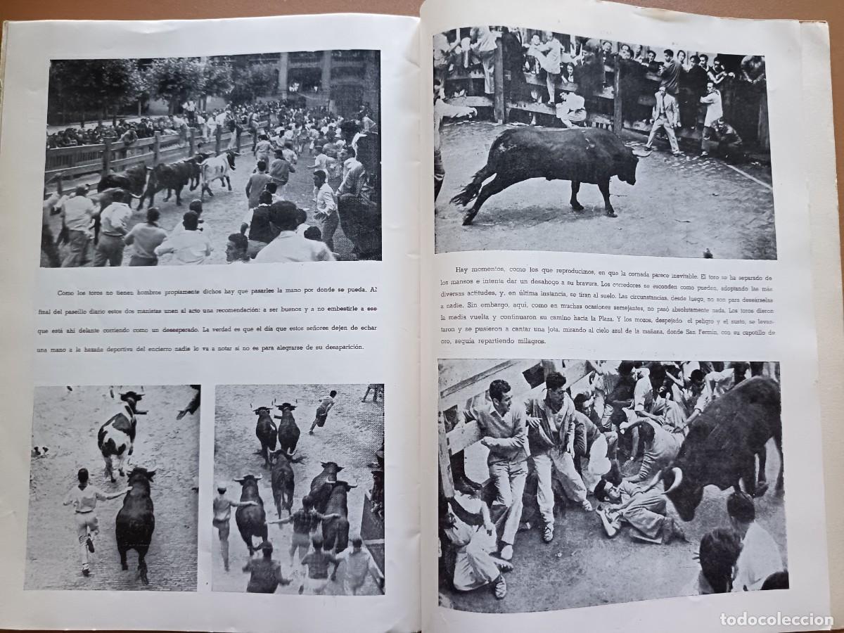 Libros: EL ENCIERRO DE LOS TOROS- SAN FERM&Iacute;N. 1953 - Foto 10