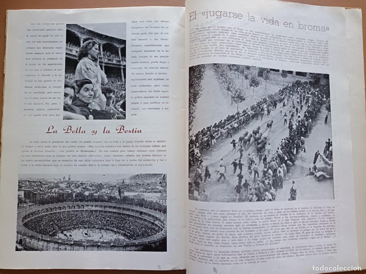 Libros: EL ENCIERRO DE LOS TOROS- SAN FERM&Iacute;N. 1953 - Foto 11
