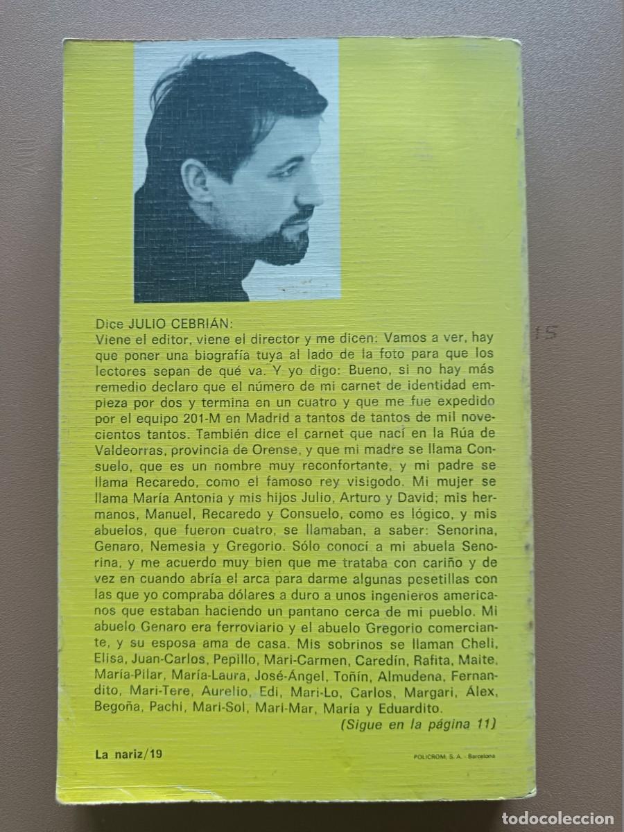 Libros: EN UN PERIQUETE- JULIO CEBRI&Aacute;N - Foto 3