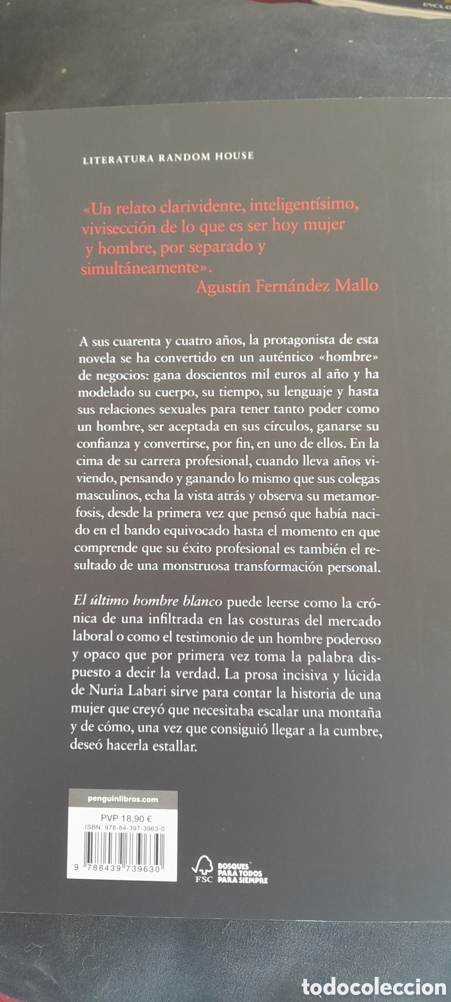 Libros: El &uacute;ltimo hombre blanco. Nuria Labari - Foto 2