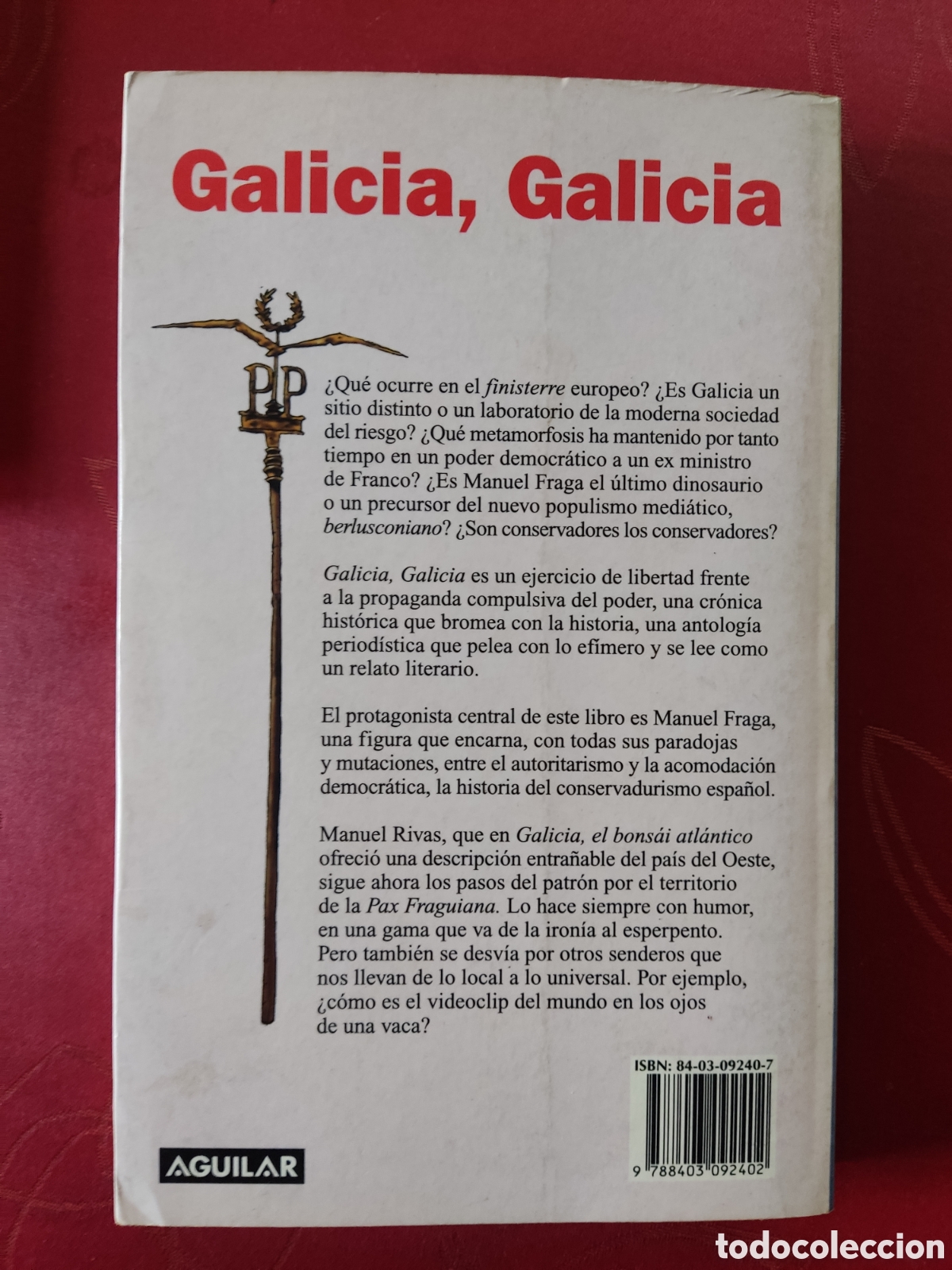 Libros: Galicia, Galicia ( Manuel Rivas ) - Foto 2