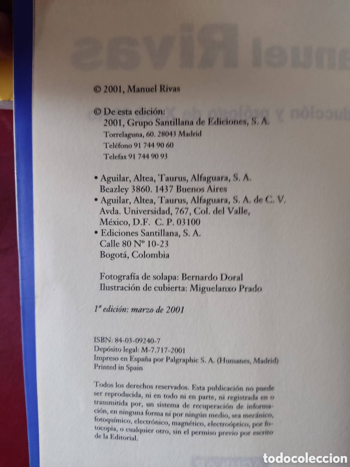 Libros: Galicia, Galicia ( Manuel Rivas ) - Foto 3