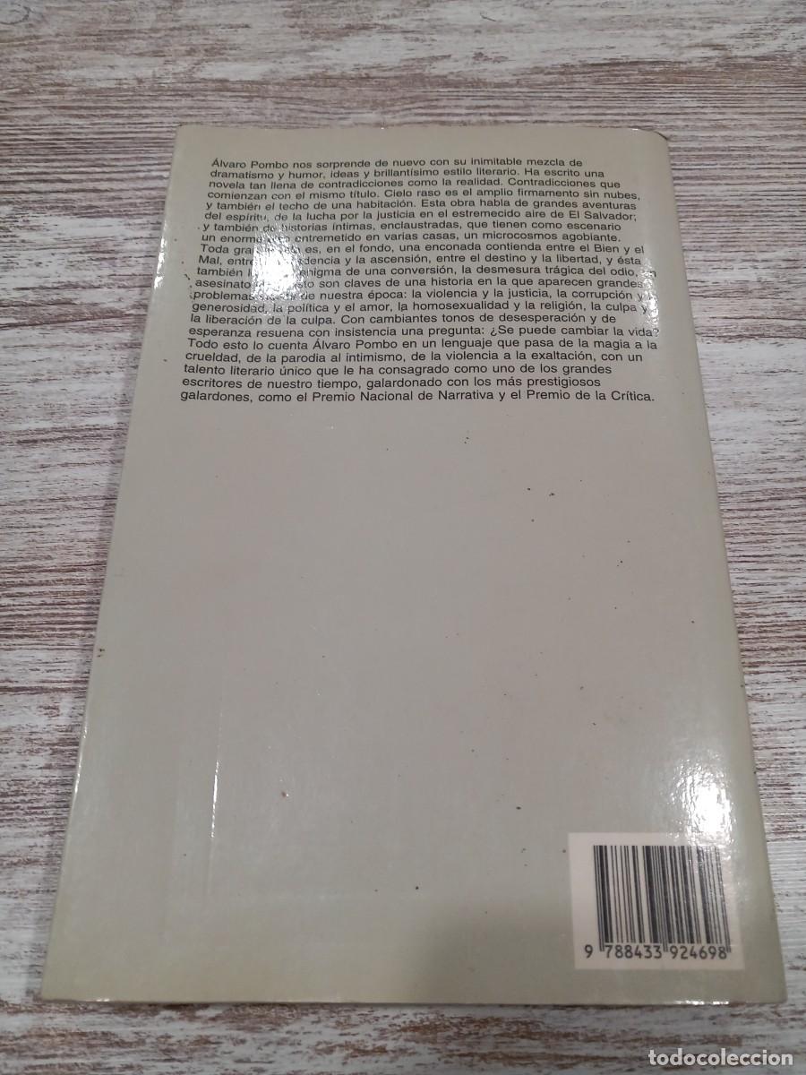 Libros: Libro El cielo Raso | &Aacute;lvaro Pombo | 2002 - Foto 2
