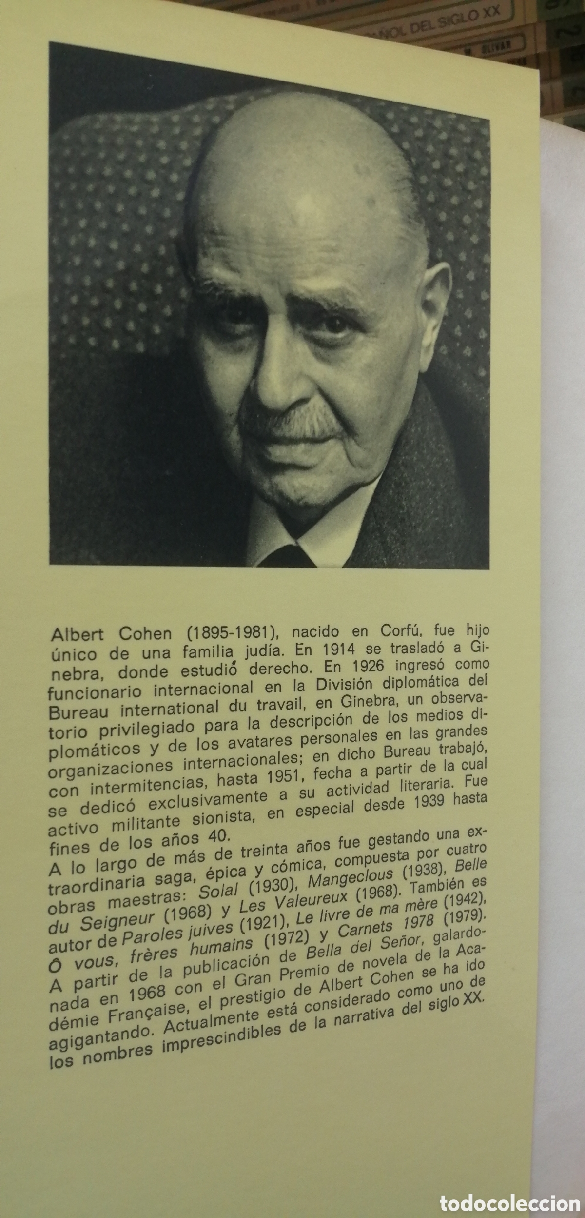 Libros: Bella del se&ntilde;or Albert Cohen Editorial Anagrama N&deg;100 - Foto 5