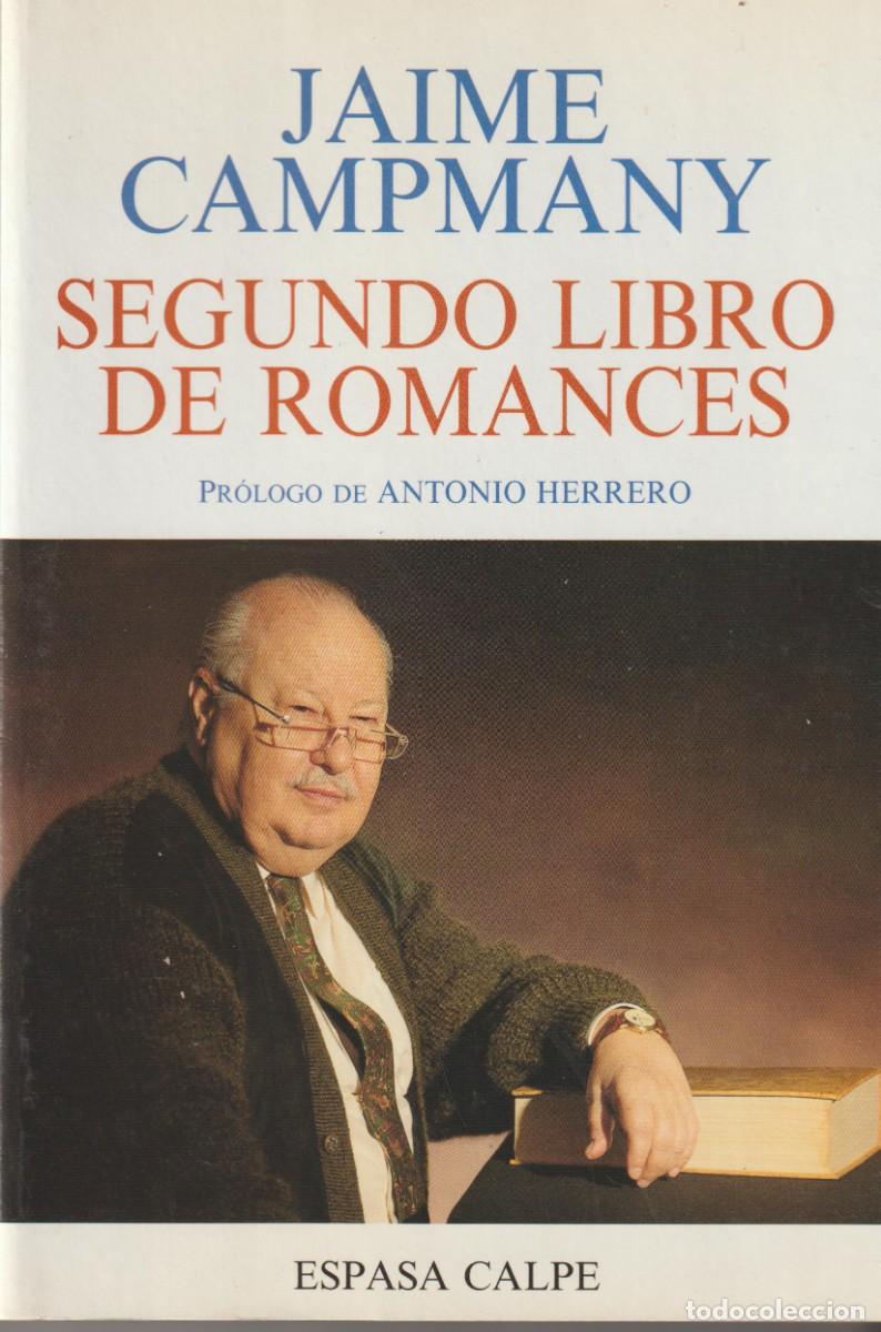 Libros: SEGUNDO LIBRO DE ROMANCES - JAIME CMPANY - Foto 1