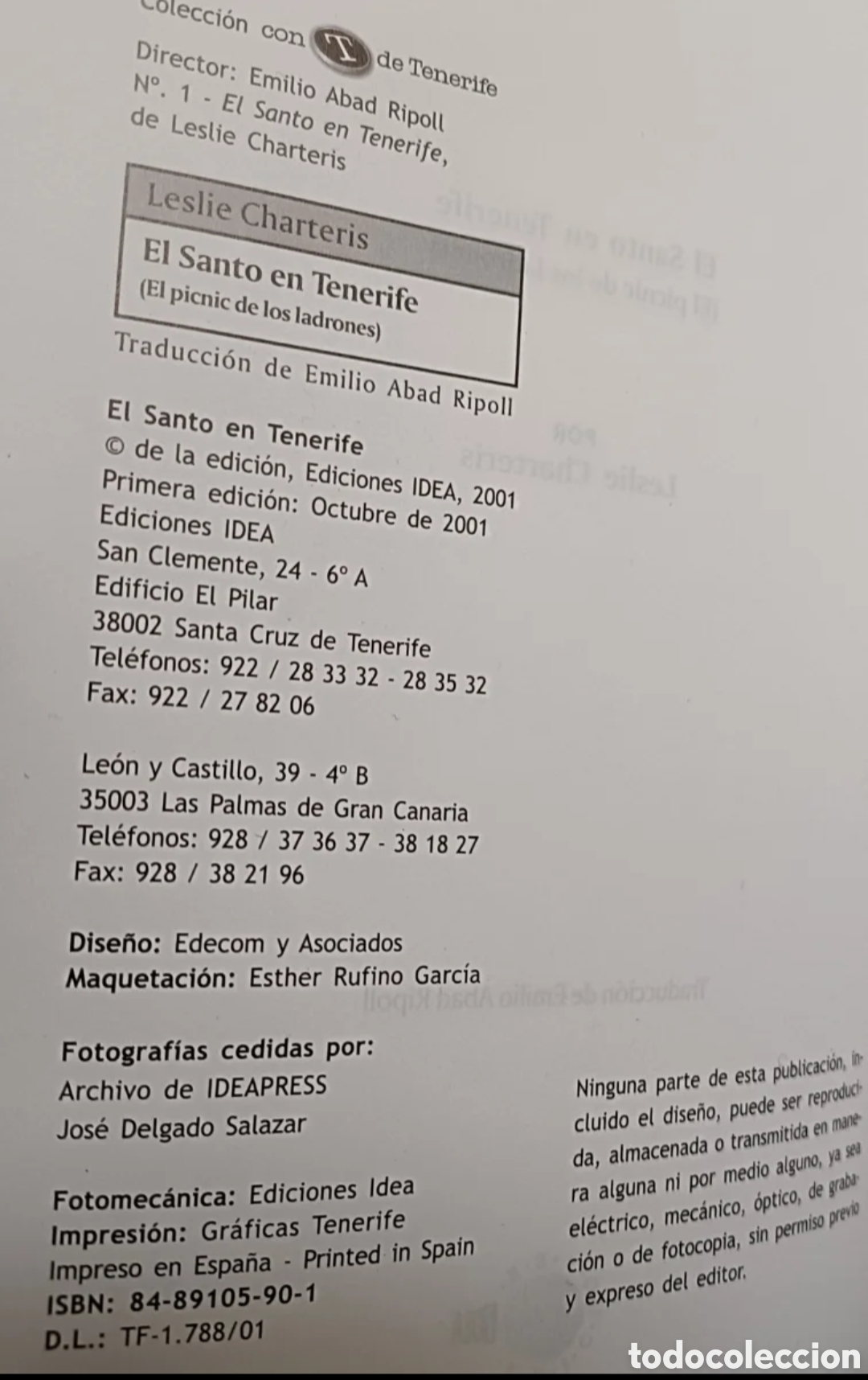 Libros: El Santo en Tenerife - Foto 3