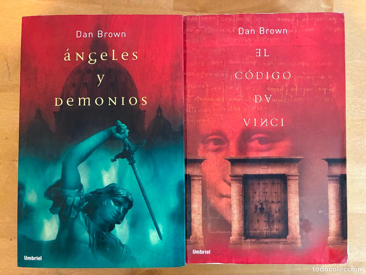 Libros: Lote de dos libros de Dan Brown, El c&oacute;digo da Vinci y &aacute;ngeles y demonios - Foto 1
